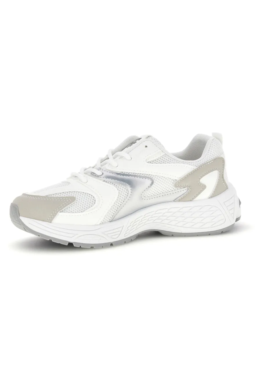 Sneakers bianche in tessuto 3BF137375-2T2L Discount