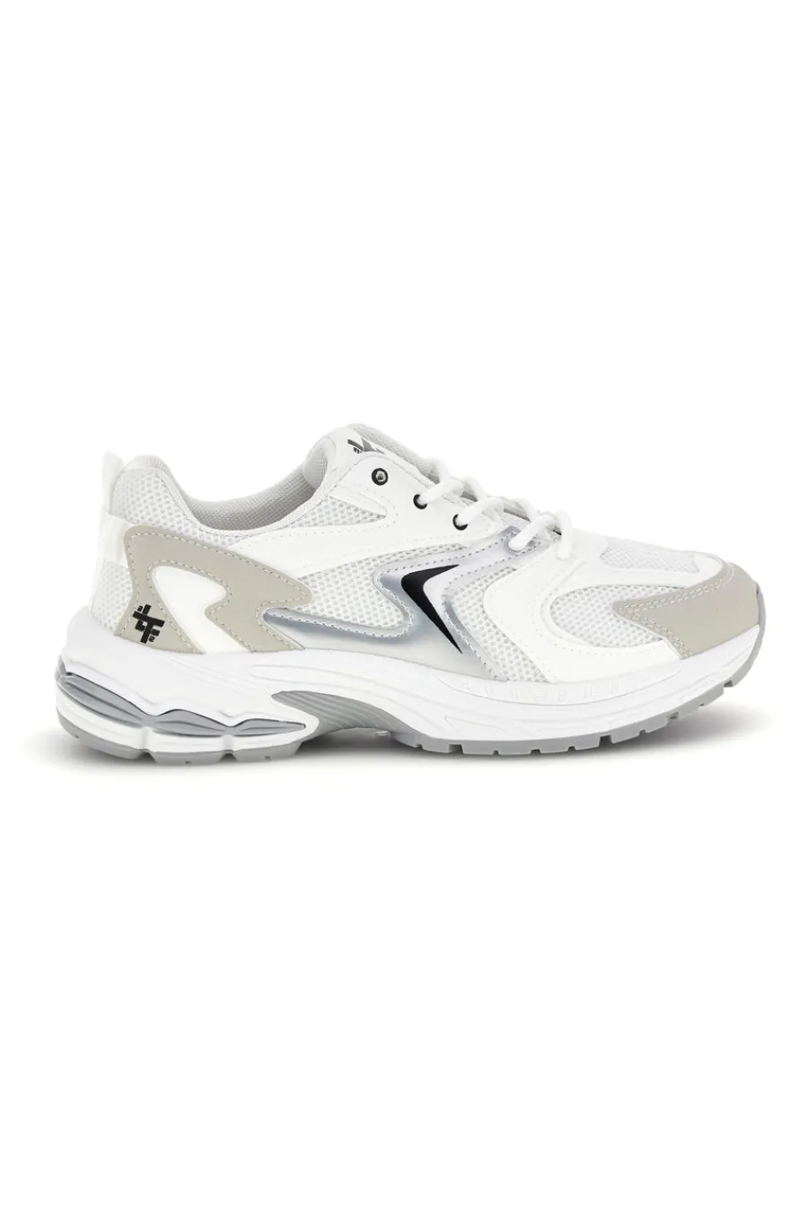 Sneakers bianche in tessuto 3BF137375-2T2L Discount