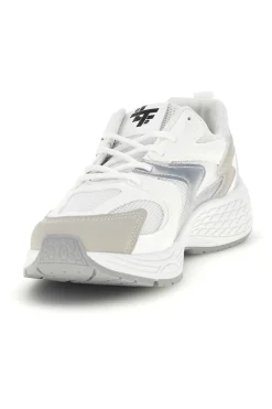 Sneakers bianche in tessuto 3BF137375-2T2L Discount