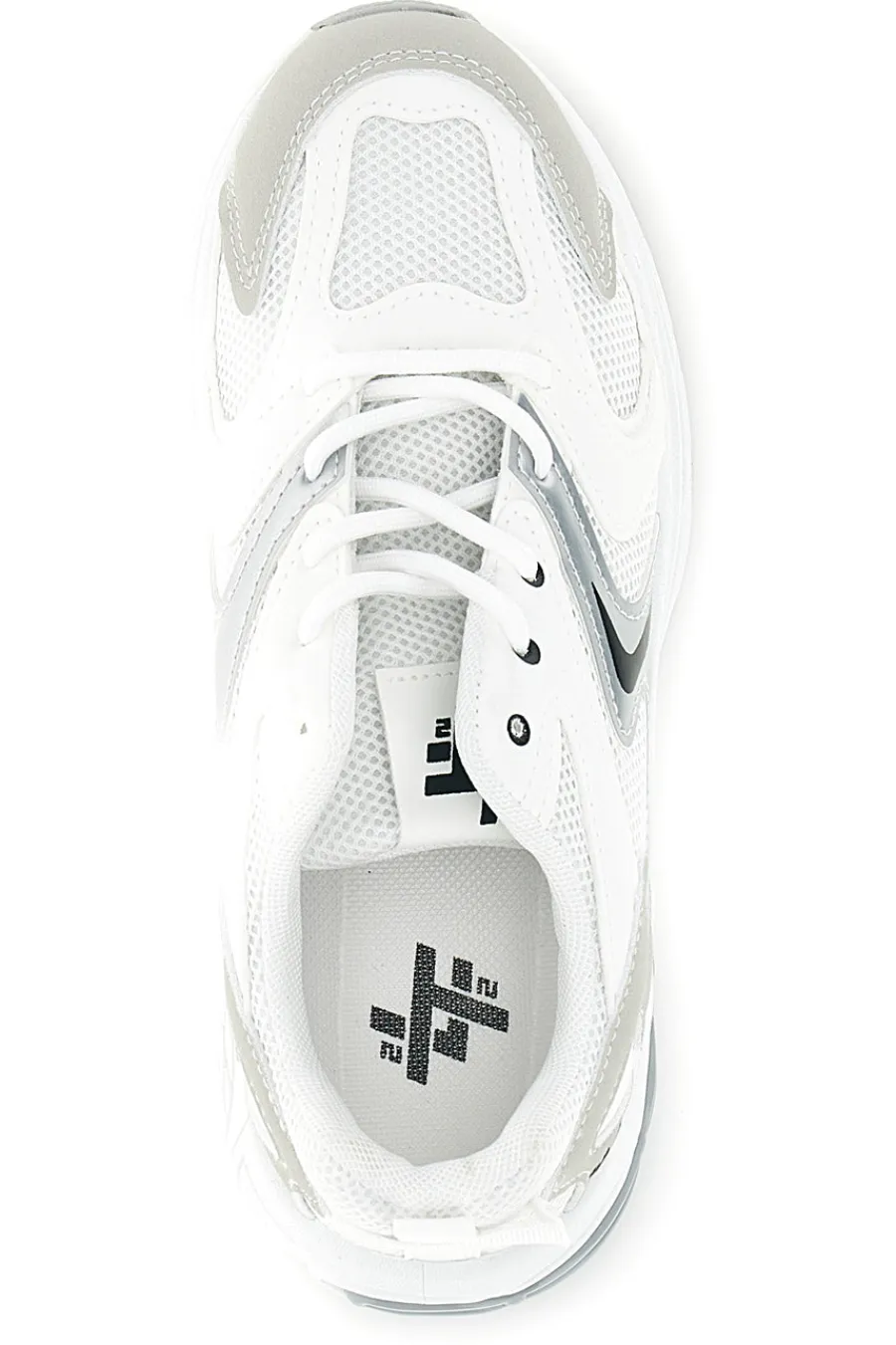 Sneakers bianche in tessuto 3BF137375-2T2L Discount