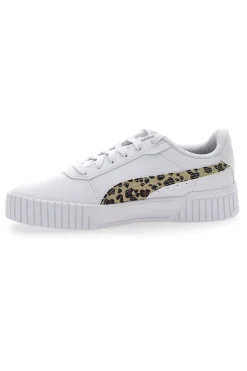 Sneakers Bianche Leopardate Puma Carina 2.0 Animal Update