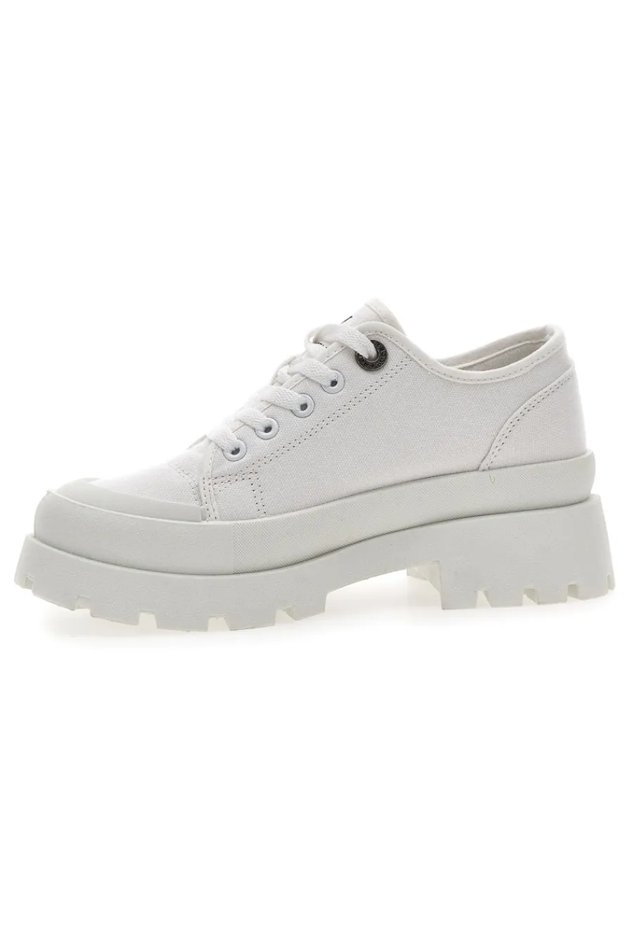 Sneakers Bianche Platform da Donna 7603-FREDDY Outlet