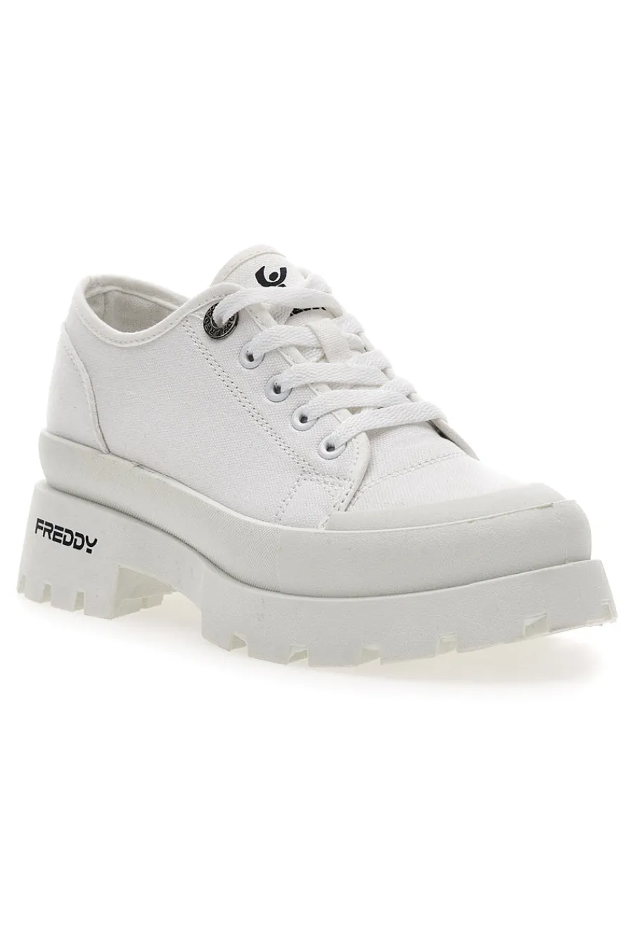 Sneakers Bianche Platform da Donna 7603-FREDDY Outlet