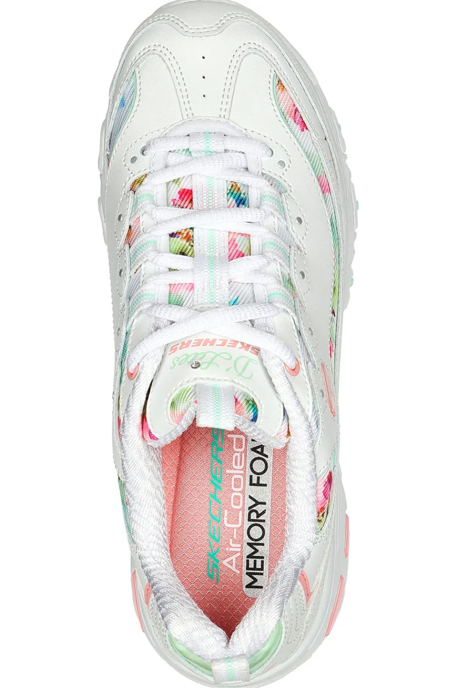 Sneakers Bianche D'Lites Blooming Fields-SKECHERS Discount
