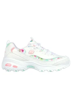 Sneakers Bianche D'Lites Blooming Fields-SKECHERS Discount