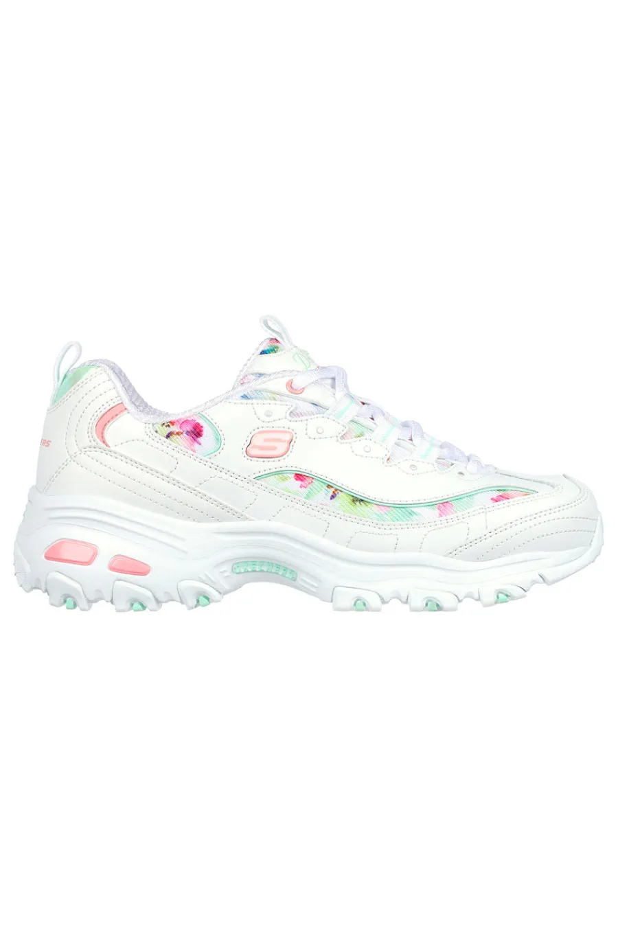 Sneakers Bianche D'Lites Blooming Fields-SKECHERS Discount