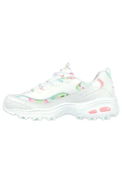 Sneakers Bianche D'Lites Blooming Fields-SKECHERS Discount