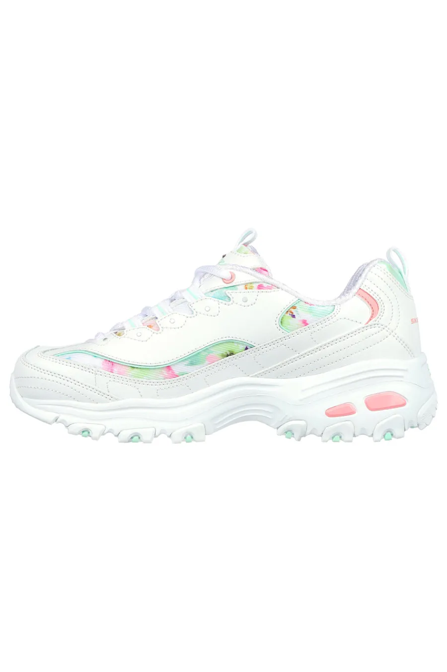 Sneakers Bianche D'Lites Blooming Fields-SKECHERS Discount