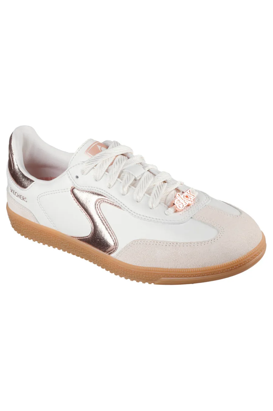 Sneakers bianche stile court con Memory Foam Hotshot Cool Glow-SKECHERS Outlet