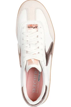 Sneakers bianche stile court con Memory Foam Hotshot Cool Glow-SKECHERS Outlet
