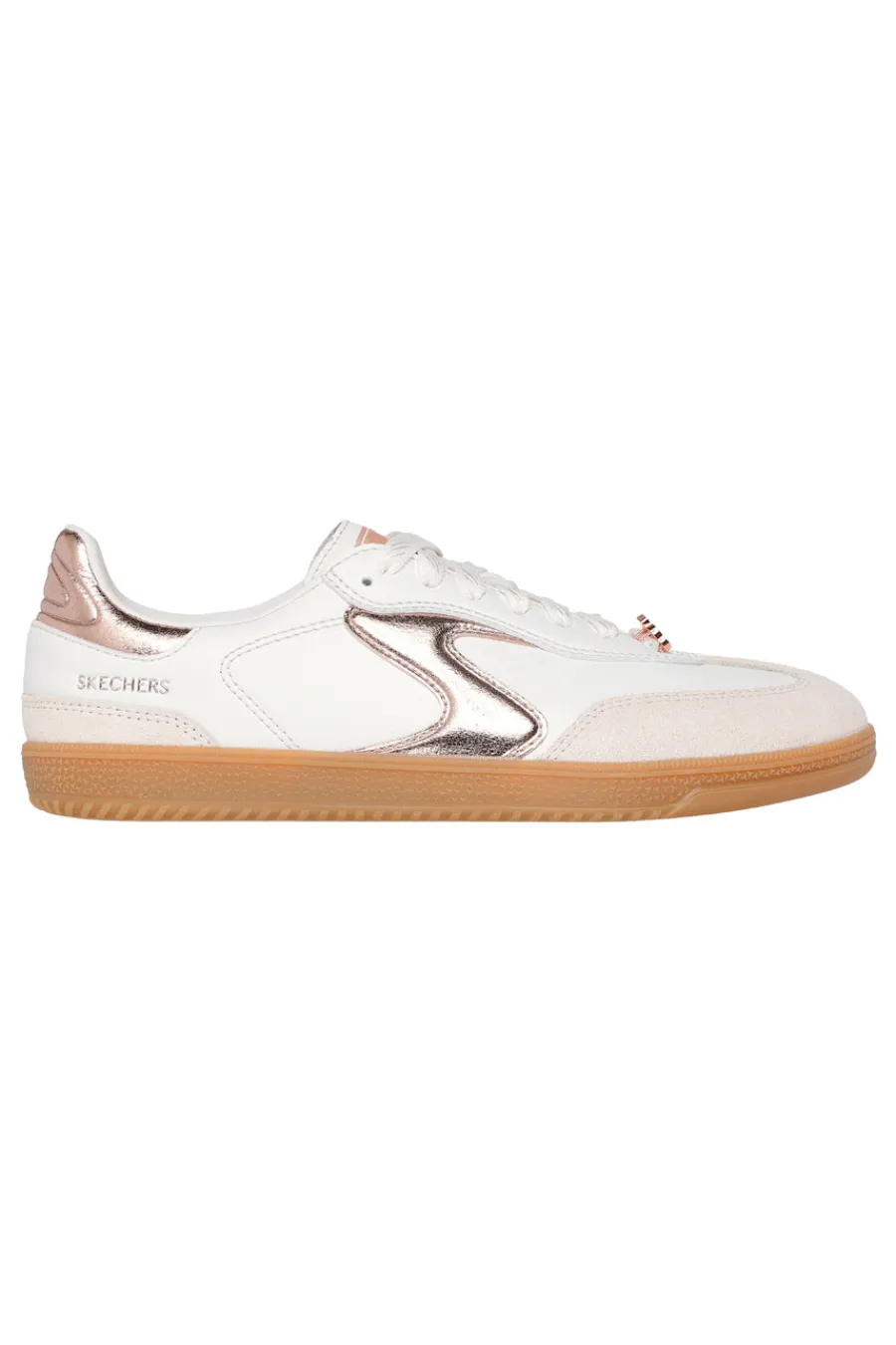 Sneakers bianche stile court con Memory Foam Hotshot Cool Glow-SKECHERS Outlet