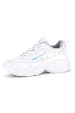 Sneakers bianco con platform e inserti olografici Skye ZP Wmn-FILA New