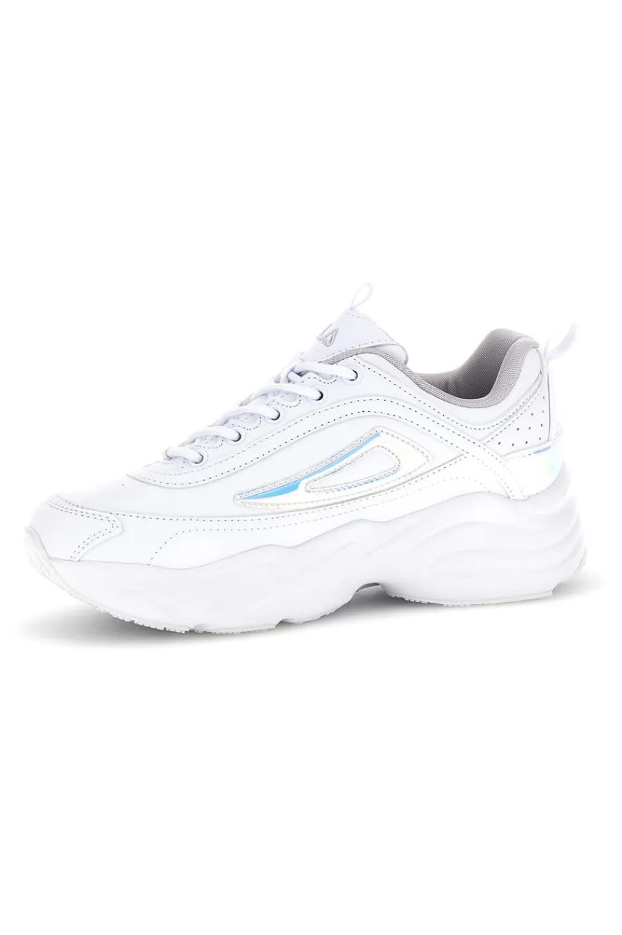 Sneakers bianco con platform e inserti olografici Skye ZP Wmn-FILA New