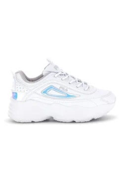 Sneakers bianco con platform e inserti olografici Skye ZP Wmn-FILA New