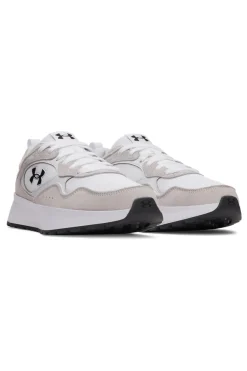 Sneakers bianco e grigio chiaro con logo laterale e suola rialzata W Mirage Sport-UNDER ARMOUR Discount