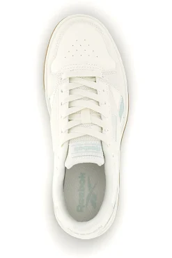 Sneakers bianco in pelle sintetica con dettagli verde acqua Match Prime V2-REEBOK Outlet