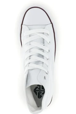 Sneakers in tela stringate alte 8012-2T2L