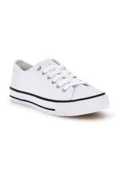 Sneakers in tela stringate basse 8011-2T2L Outlet