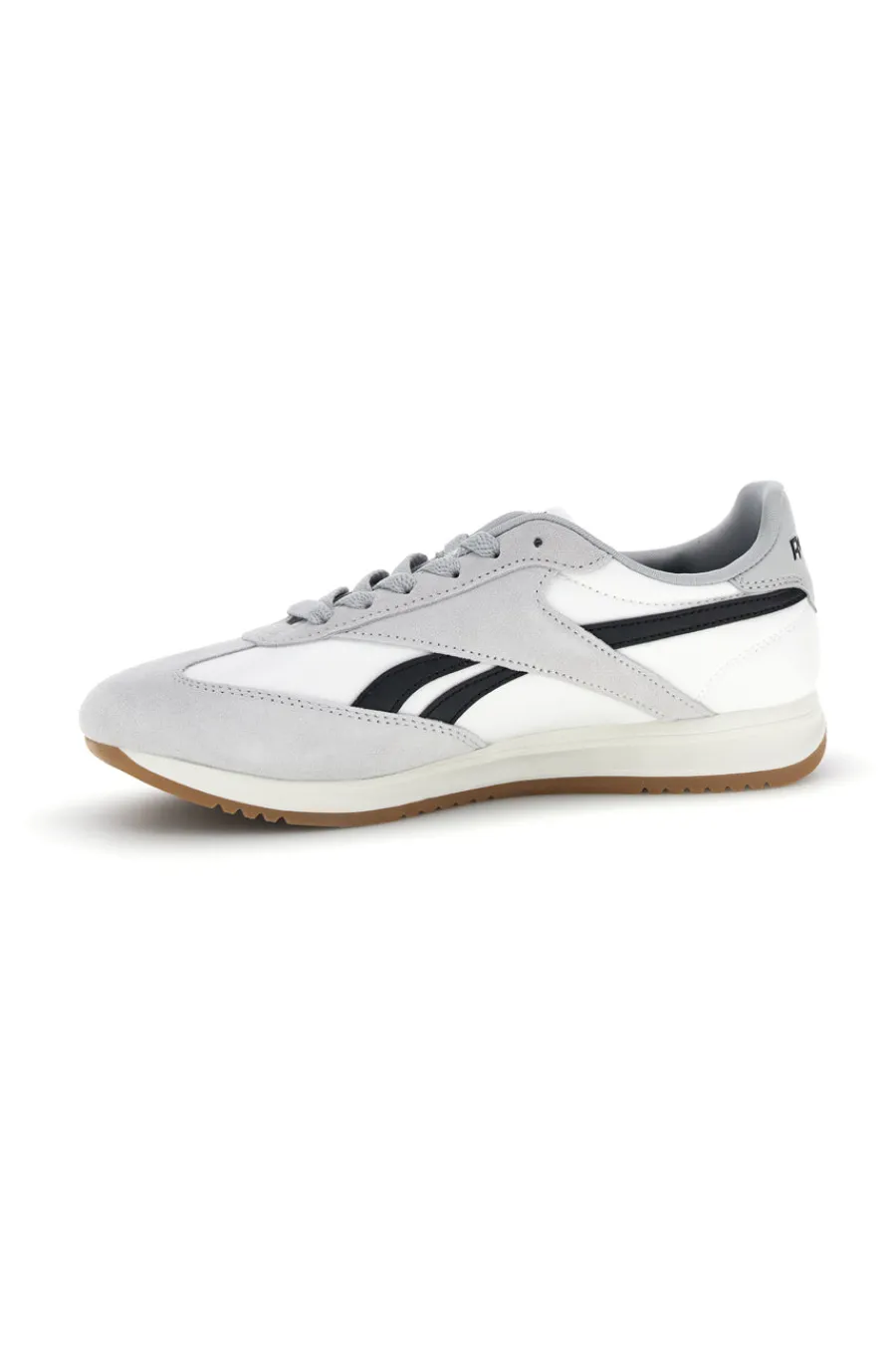 Sneakers bianco in tessuto con inserti grigio chiaro World 70-REEBOK