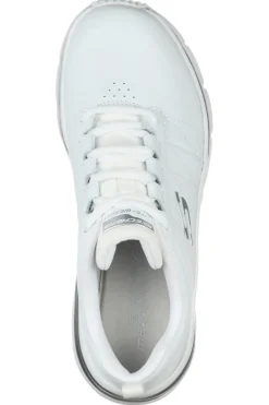 Sneakers bianco Memory Foam Fashion Fit Effortless-SKECHERS New