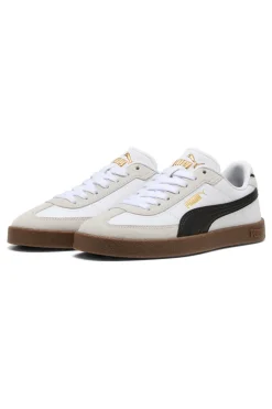 Sneakers bianco pelle Club II Eva Jr-PUMA Discount