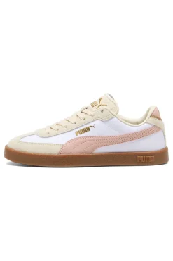 Sneakers bianco rosa in tessuto e pelle Club II Era Cv-PUMA Hot