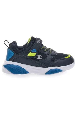 Sneakers Blu con Luci e Chiusura con Stappo CHAMPION WAVE B TD