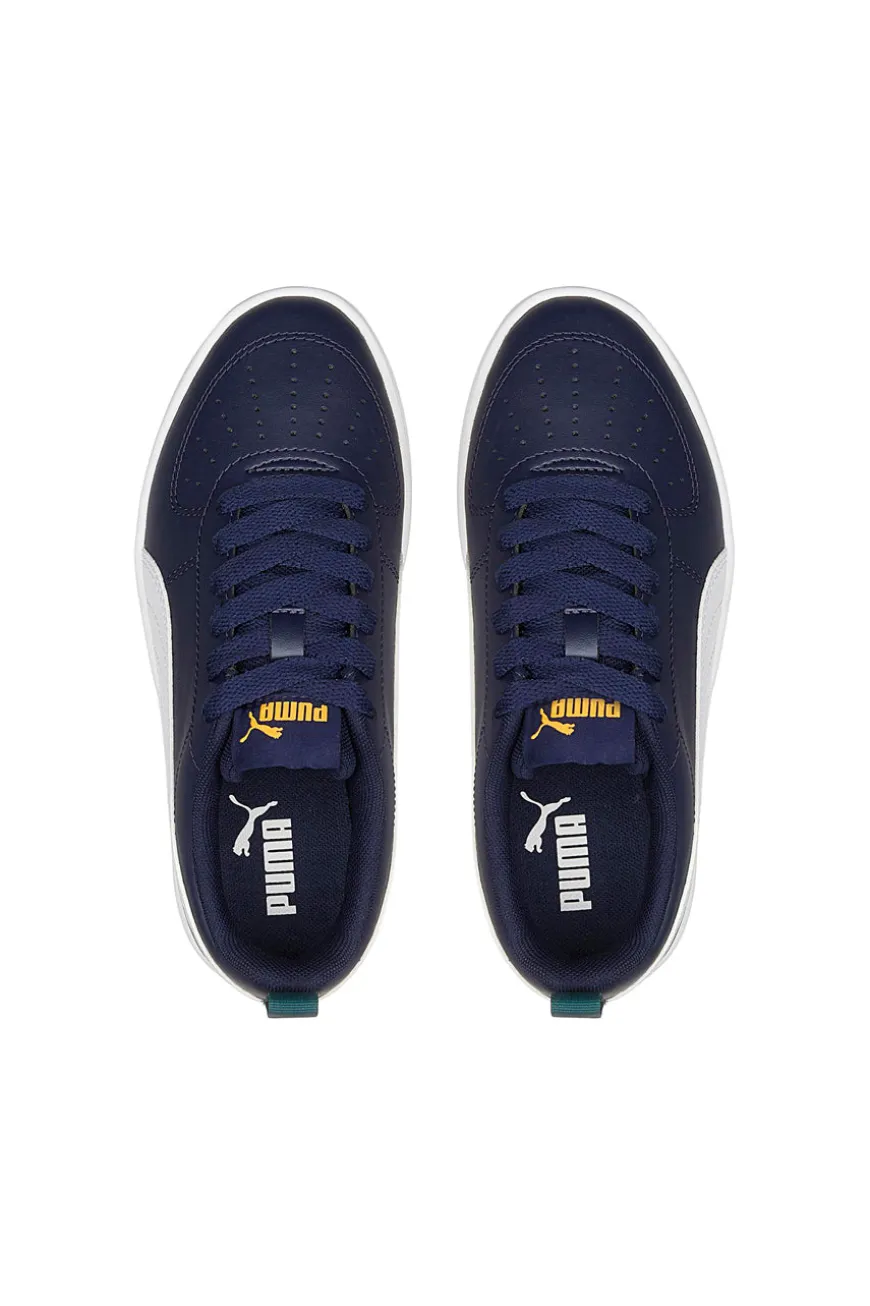 Sneakers blu con suola bianca Puma Rickie jr