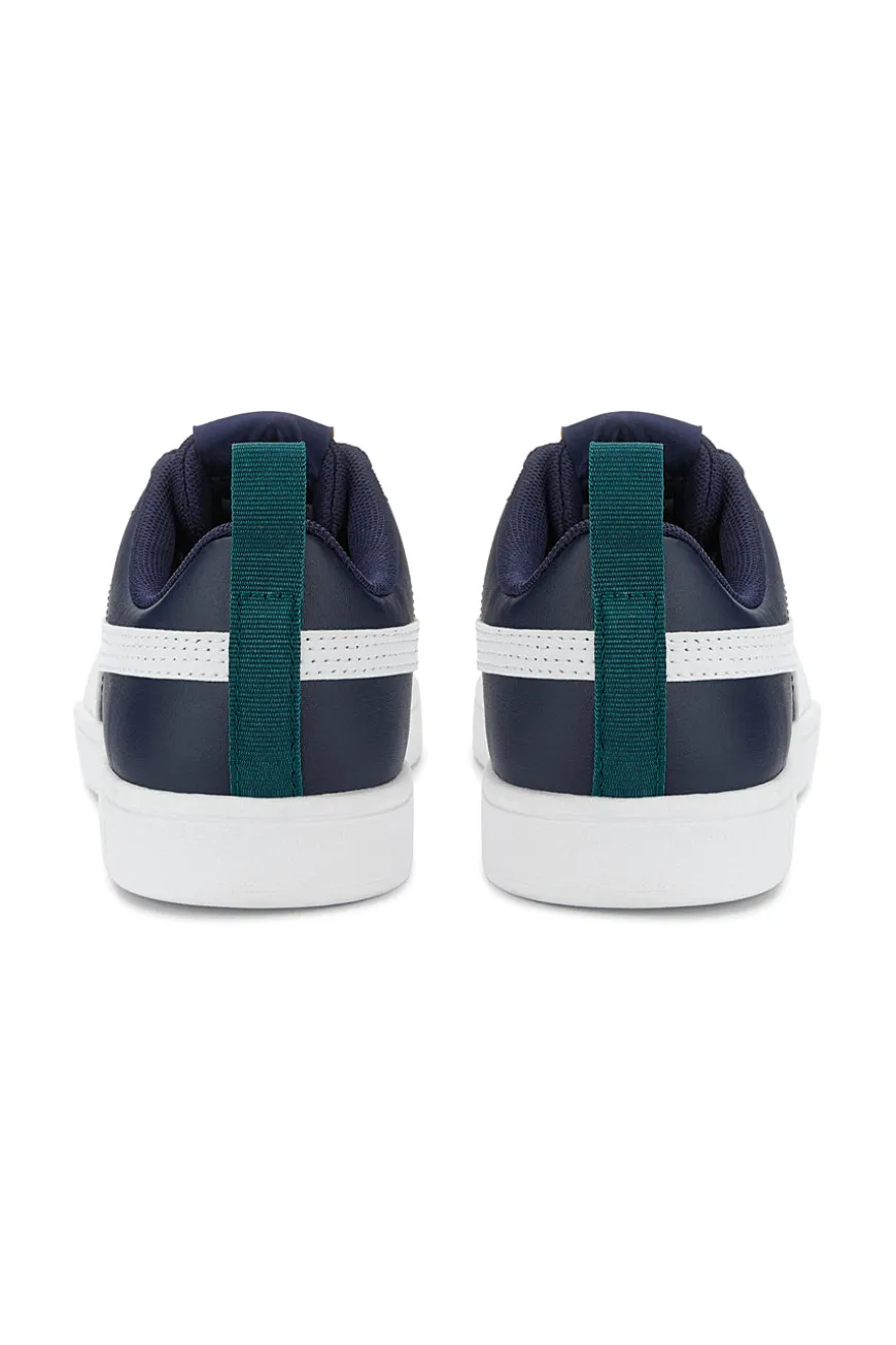 Sneakers blu con suola bianca Puma Rickie jr