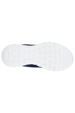 Sneakers blu in mesh con Memory Foam Graceful Get Connected-SKECHERS