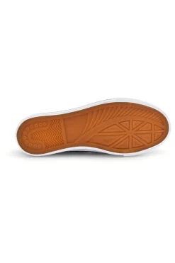 Sneakers blu in tela stringate basse 8011-2T2L Hot