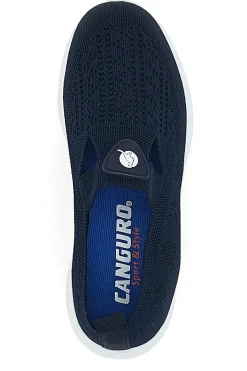 Sneakers Blu Slip On con Tomaia Effetto Ricamo CA1227-CANGURO Outlet