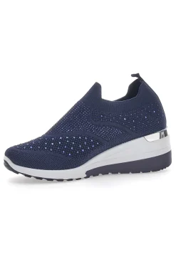 Sneakers Blu Slip-On 433-PRIMA RIGA Outlet