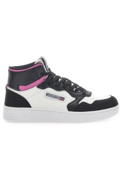 Sneakers Noors Mid Nere-Bianche-BRITISH KNIGHTS Discount