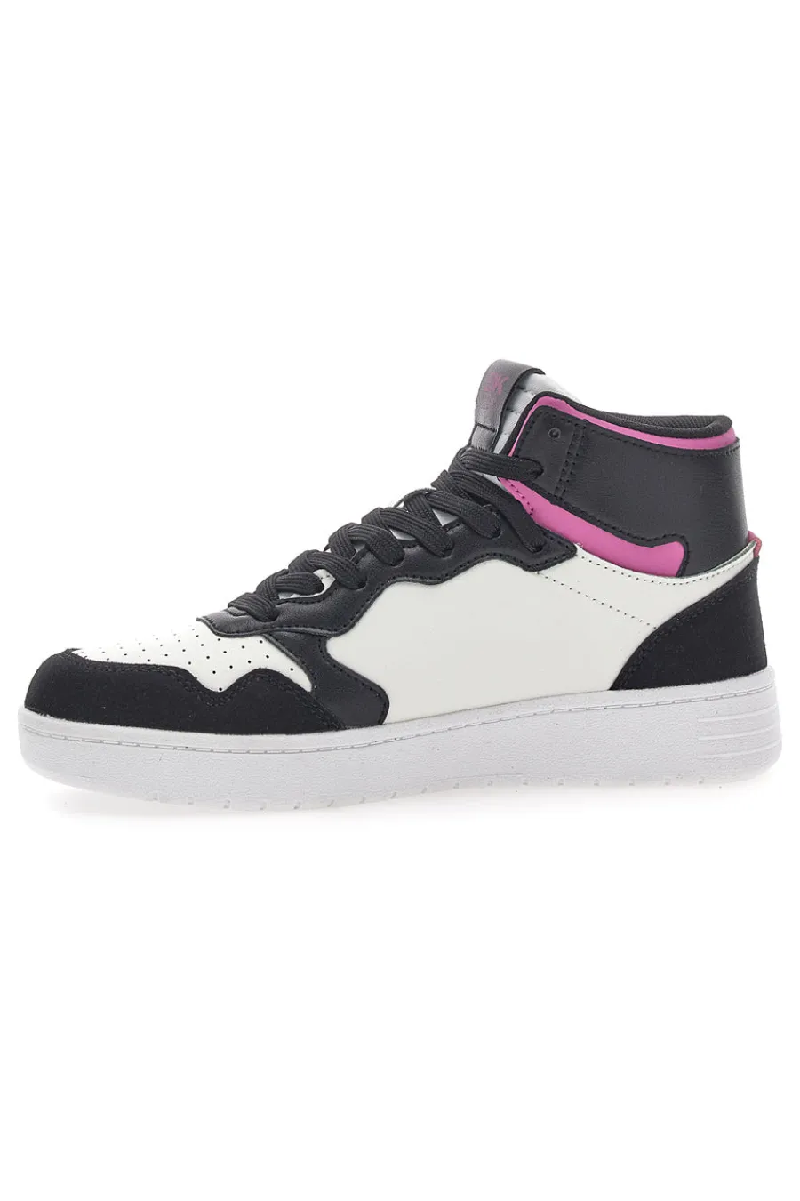 Sneakers Noors Mid Nere-Bianche-BRITISH KNIGHTS Discount