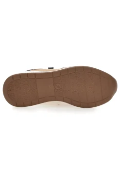 Sneakers bronzo con zip decorativa L97619517-LAURA BIAGIOTTI New