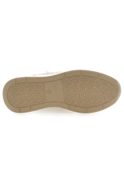 Sneakers cipria traforate con zip e zeppa 481IN-INBLU