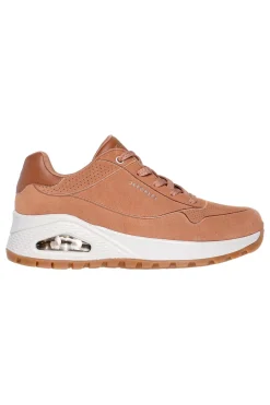 Sneakers color cuoio in suede con suola alta Uno Rugged Chillproof-SKECHERS Clearance