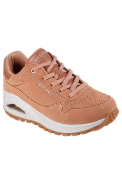 Sneakers color cuoio in suede con suola alta Uno Rugged Chillproof-SKECHERS Clearance