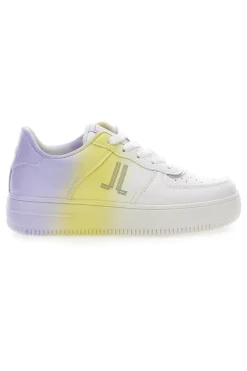 Sneakers con Flatform 015 Bianche-LANCETTI Discount
