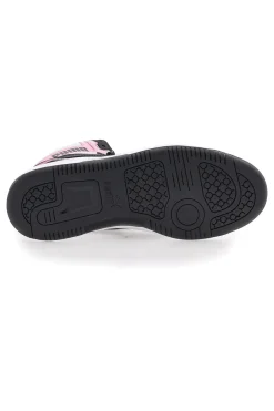 Sneakers con Lacci Bianche e Nere Rebound V6-PUMA New