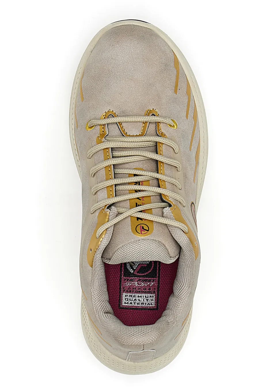 Sneakers Con Platform Beige 325302-THE FIRST