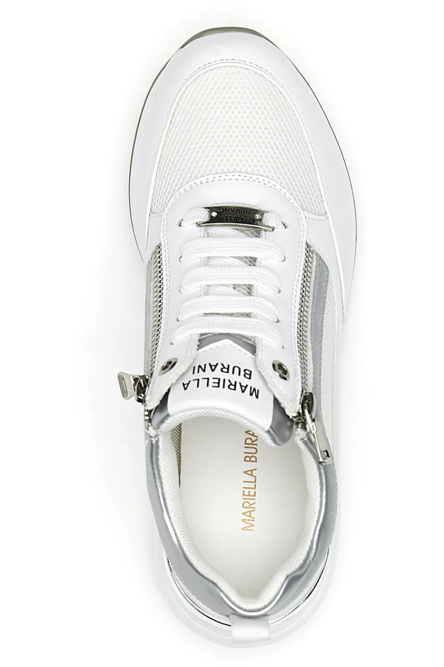 Sneakers con Zeppa Bianche 50394-MARIELLA BURANI Outlet