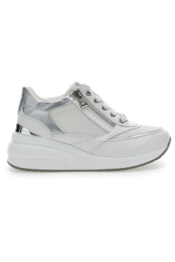 Sneakers con Zeppa Bianche 50392-MARIELLA BURANI