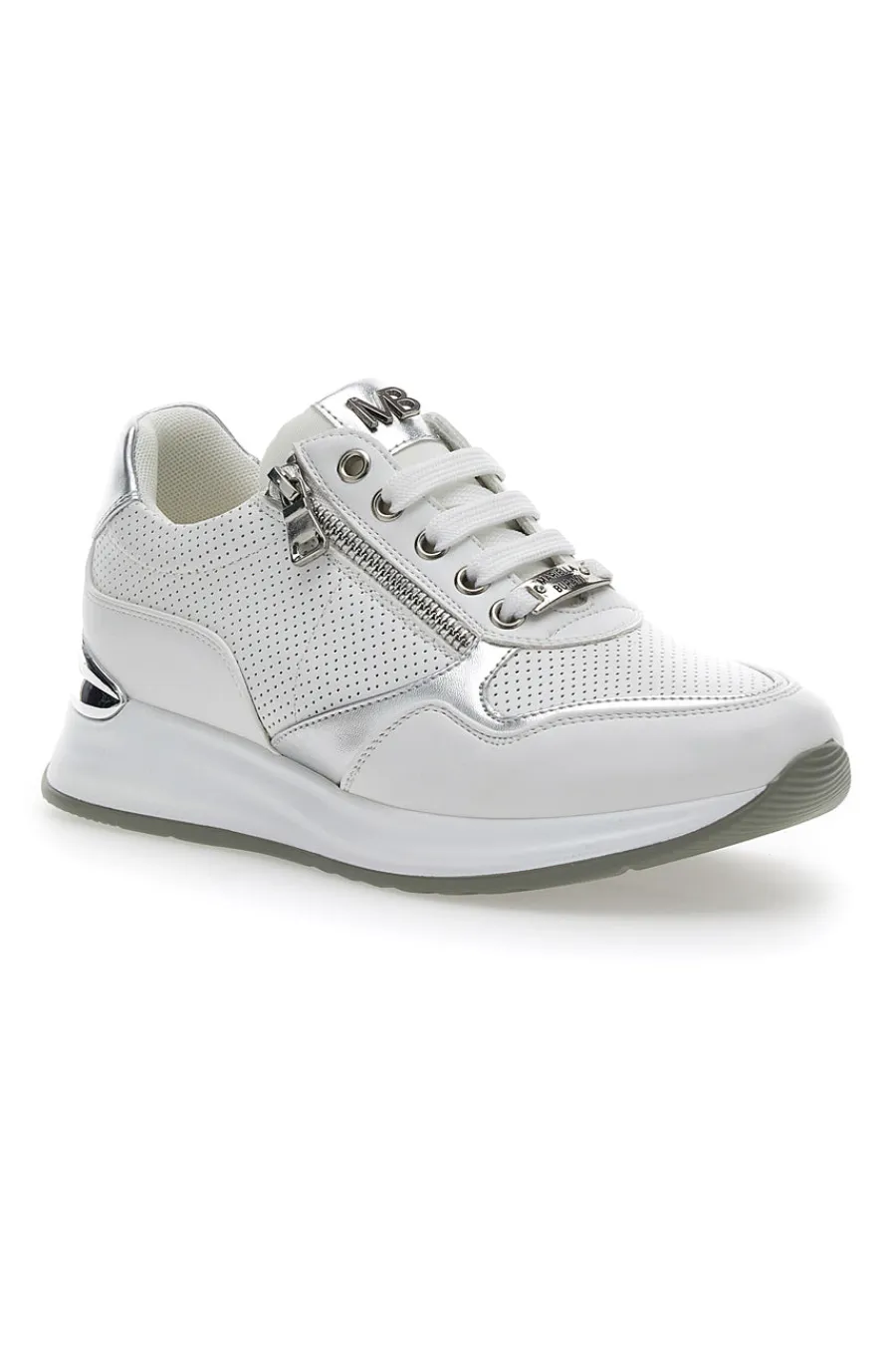Sneakers con Zeppa Bianche 50384-MARIELLA BURANI Clearance