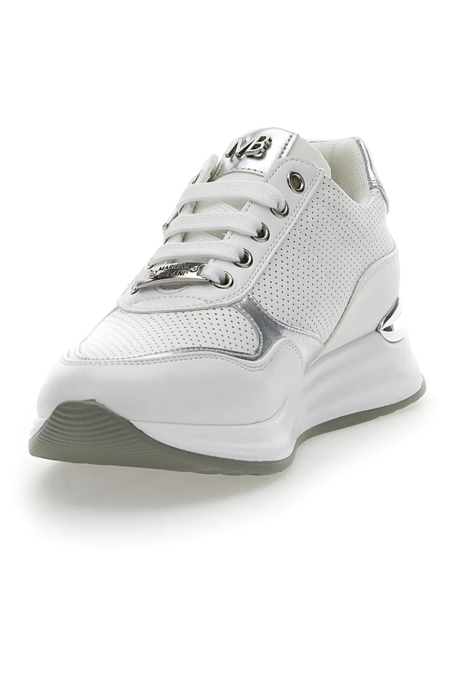 Sneakers con Zeppa Bianche 50384-MARIELLA BURANI Clearance