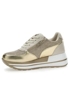 Sneakers con Zeppa 143 Oro-ENERGY Outlet
