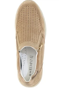 Sneakers con Zip Beige 19832-MIO TEMPO Online