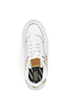 Sneakers Amber Pu Ripstop Bianche e-COTTON BELT Sale