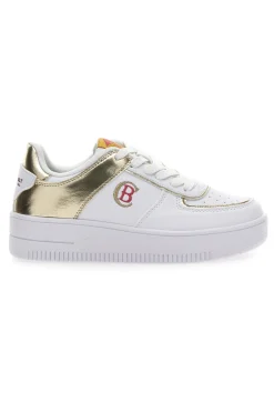 Sneakers Amber Pu Ripstop Bianche e-COTTON BELT Sale